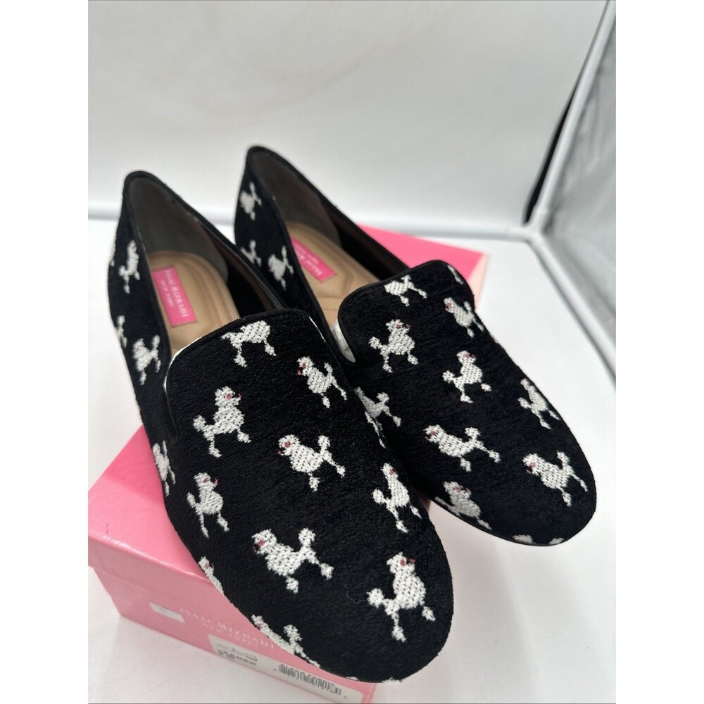 Isaac Mizrahi NEW YORK isZAREK DOCKS" Women's Slip on SHOES SIZE 9M BLACK FABRIC